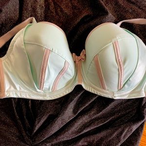 Light blue padded bra